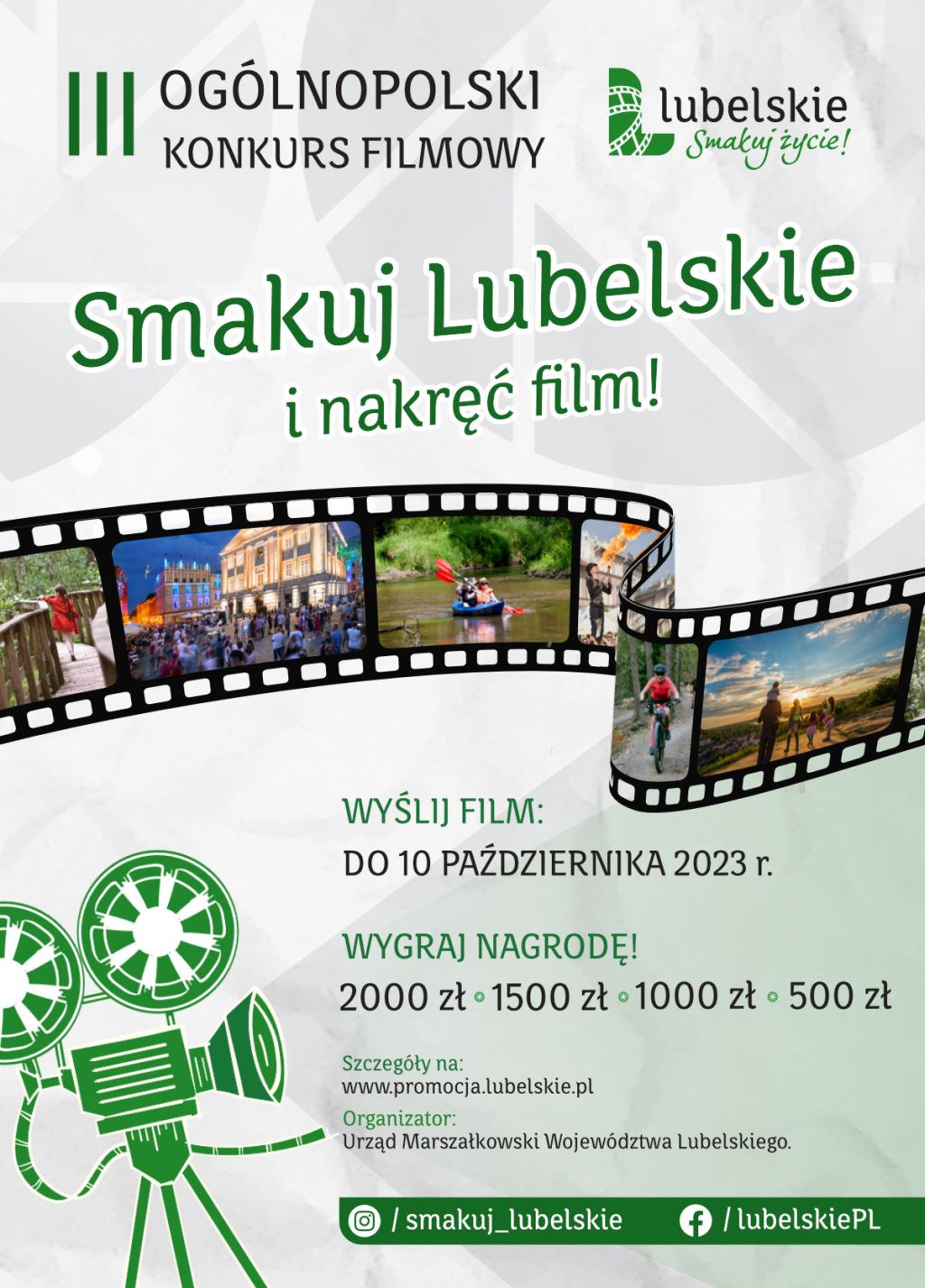 III Ogólnopolski Konkurs Filmowy „Lubelskie. Smakuj życie!”