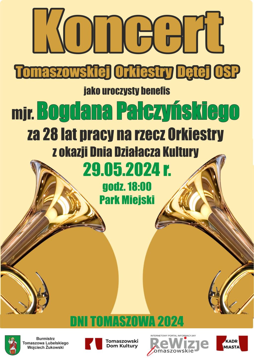 Koncert Tomaszowskiej Orkiestry Dętej OSP