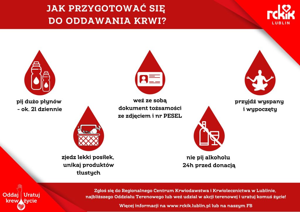 Jak przygotować się do donacji