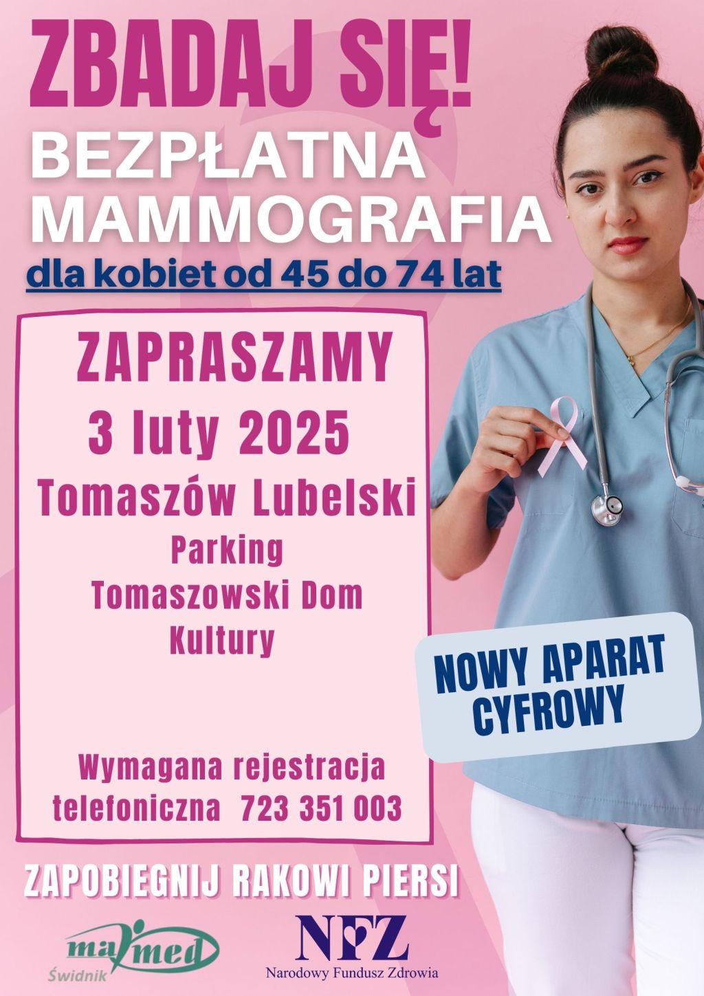 Bezpłatna mammografia