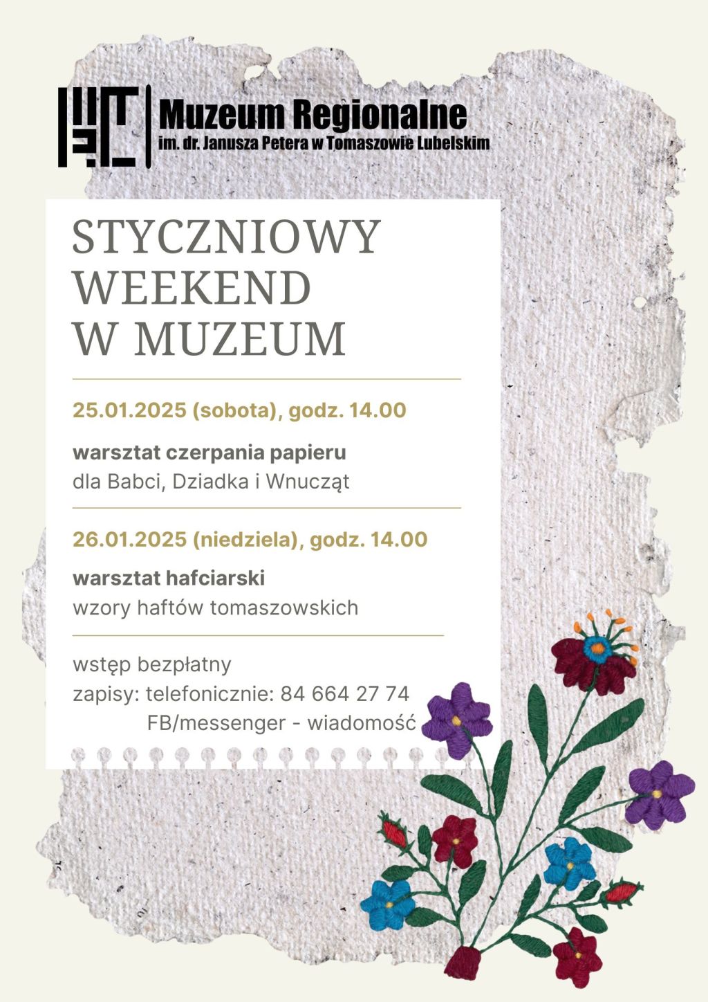 Styczniowy weekend w muzeum