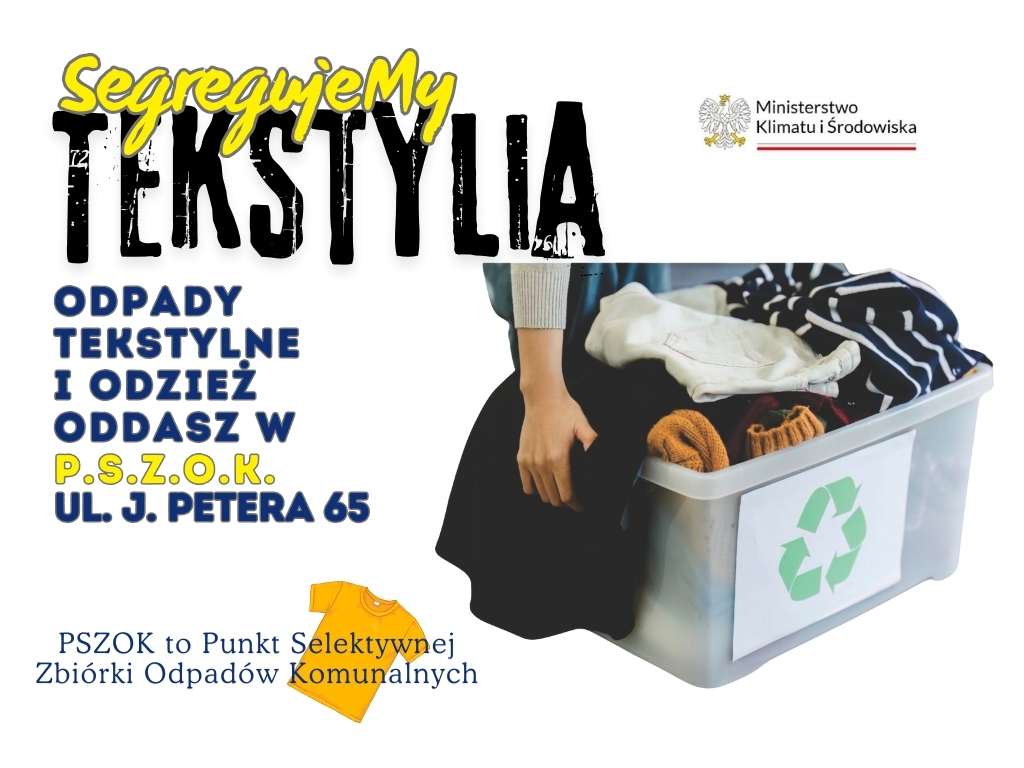 Zbiórka tekstyliów i odzieży – zasady